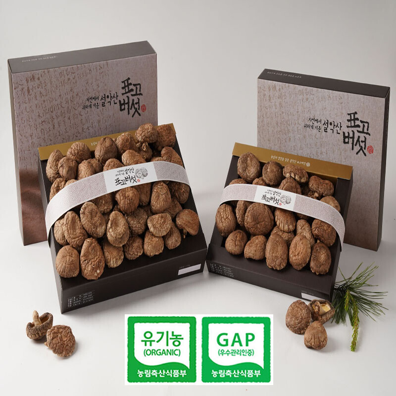 설악산표고버섯 동고 250g, 600g